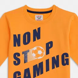 R&B Boys Orange Sweatshirt image 4