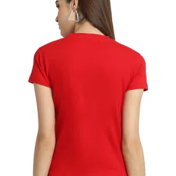 Fabflee Pack Of 4 Typography Printed Cotton T-Shirt image 5