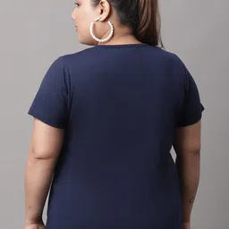 Rute Plus Size Graphic Printed Cotton T-shirt image 5