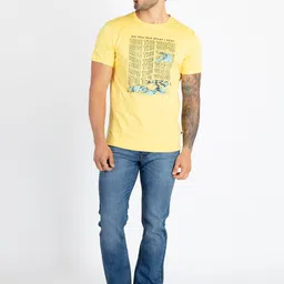Status Quo Typographic Printed Round Neck Cotton T-shirt image 5