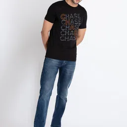 Status Quo Typography Printed Round Neck Pure Cotton T-shirt image 5