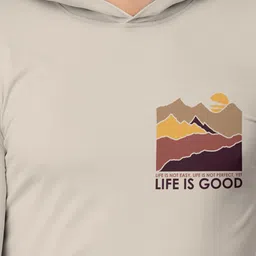 BULLMER Men Pack Of 2 Grey & Beige Front & Back Printed Hooded Sweatshirts image 2