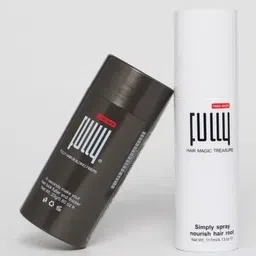 americolor fully Building Fiber With Hair Nourishing Spray Medium Hair Volumizer Powder & Spray Nutritional & Repaired 117ml Hair Spray and 23Gram Black Hair Fiber Fully Hair Medium Hair Volumizer Hair Fiber and Hair Spray image 1