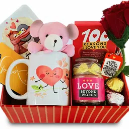 exciting lives Romantic Box Of Love -Gift For WIfe,Girlfriend For Valentine's Day ,Anniversary Ceramic, Paper Gift Box-picture-39