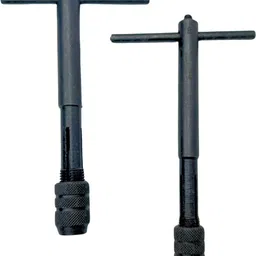 T-Handle Tap Wrench Set of 2 (4-12mm) - T-Bar Tap Holder & Reamer Tool Single Sided T Type Wrench-image-99