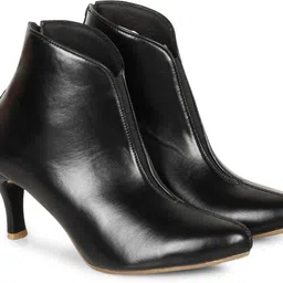 ishransh Casual High Ankle Zipper Boots Boots For Women image 5