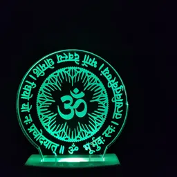 gadgets world gaytri mantra Picture Light Wall Lamp With Bulb image 3