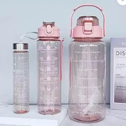 ved online mart Premium Motivational Water Bottle ,3-Piece set Bottles (2000ml+900ml+500ml) 3400 ml Water Bottles image 2