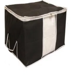 CHAMPARAN Storage Organiser | Saree Cover Set | Sari Packing Bag with Zip Cotton Laundry Bag image 2