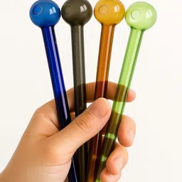 agnix Borosilicate Glass Outside Fitting Hookah Mouth Tip image 5