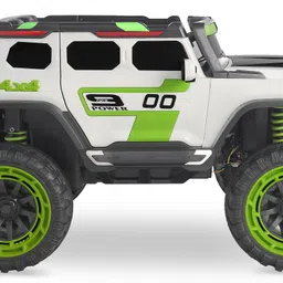 mini cruisers Kids Premium MDX-900 WHITE 4 X 4 Jeep Battery Operated Ride On image 4