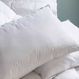 shrnm Caroline Medium Goose Down Pillow 27x19 Inches for Back and Comination Sleepers image 4