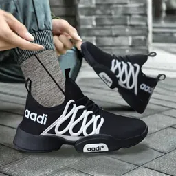 aadi Mesh| Ultralightweight| Premiun| Comfort| Summer Tendy| Outdoor| Training & Gym Shoes For Men image 2