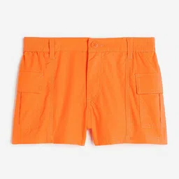 H&M Girls Pure Cotton Cargo Shorts-picture-10