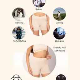 arLa APPAREL Pack Of 2 Seamless Pure-Cotton Boyshorts Briefs image 5