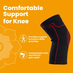 ffive Best Quality Comfort Knee Cap For Pain | Knee Support For Men And Women Knee Support image 2