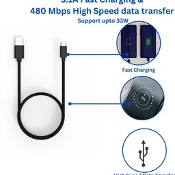 twance USB Type C Cable 3.1 A 0.25 m braided T23B Braided image 4