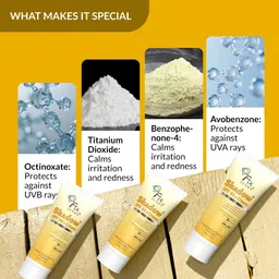 fixderma Sunscreen - SPF 50+ PA+++ Shadow Sunscreen SPF Cream, Sunscreen for Dry Skin, UVA & UVB Protection image 2