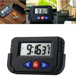 regals choice Digital Black Clock image 5