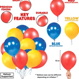 zyozi Happy Fathers Day Banner with Balloons,Cake Topper,Cupcake Topper image 4