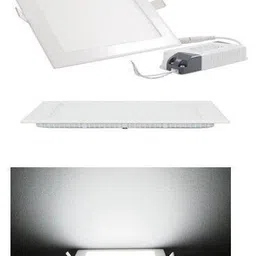 galaxy 12 watt LED Square Slim Panel Light False Ceiling POP DownLight Indoor Light pack of 20 Recessed Ceiling Lamp image 2