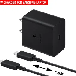 safa Super Fast Charger With 1.8m Type-c To Type-c Cable For Laptop 45 W Adapter image 2