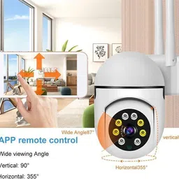 AVOIHS CCTV WiFi Wireless ptz Camera 1080p HD Night Vision 360° Live View TwoWay Audio Security Camera image 4