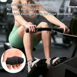 cartcraze Weigh Lifting Grips with Storage Case Non Skid Grip Hand Grip/Fitness Grip image 4