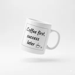 inkywinky Coffee First Success Later - Hustle for Entrepreneurs Ceramic Coffee Mug-picture-42