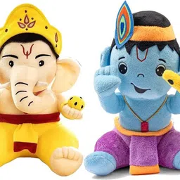 hellobear Cute Ganesh / Krishna Ji Soft Toy Baby Toys For Gift - 28 cm-picture-29