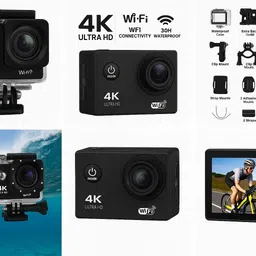 Elite Plus Professional 4K Goprc Action Camera 4k20MP Wifi 30M Waterproof Action Camera Sports DV Camcorder Sports and Action Camera image 5