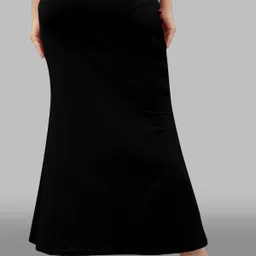 Ozberk Creation OLD.__Fish_Black_XXL_Saree Shapewear shapewear petticoat For Women Lycra Blend Petticoat image 2