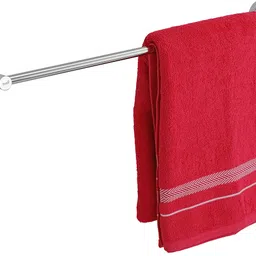 prestige Stainless Steel 304 Grade round Single Rod Towel Holder Hanger 24-Inch 24 inch 1 Bar Towel Rod image 2