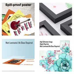 art street Multicolour Engineered Wood (Set of 3) Art Prints image 4