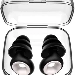 augen Ear Plugs for Sleeping, Noise Canceling, Reusable Silicone (Black C, M9) Ear Plug image 1