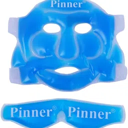 pinner Face Mask with Cooling Gel Suitable for All Skin + Relaxing Ice Cool Eye Mask for Men Women Boys Girls - (Blue)-picture-17
