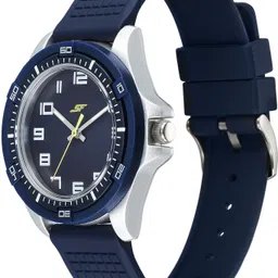 sonata Analog Blue Dail With Blue Plastic Strap Analog Watch - For Men 7930PP33W image 5