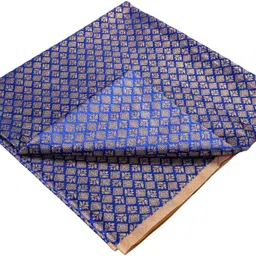 priyakant safawala P_S BLUE BROCADE 3 METER 1152 Curtain Fabric image 5