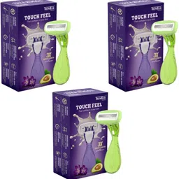 trendler Touch Feel Mini Portable Body Razor for Women Hair Removal Razor,(Pack of 3), Women-picture-19
