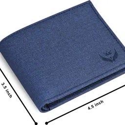 lorenz Men Casual Blue Artificial Leather Wallet image 5