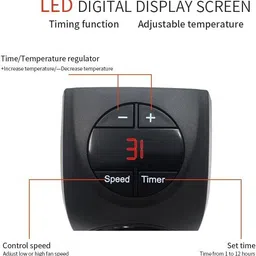 drumstone (Buy 1 Get 1) 400W Mini Fan Heater – Portable Winter Gift for Home & Travel Fan Room Heater image 5