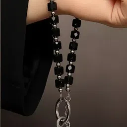 voxsara Phone Strap Pearl and Bow Beads With Crystal Moti for Women and Girl Phone Charm Phone Charm-picture-35