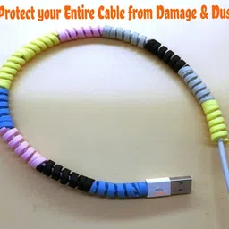 sarvda Cable Protectors with organizer box for Charger Earphones iPhone Oneplus set of 16 pcs Cable Protector image 5