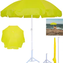bluebuds 36in/6ft Outdoor Garden Big Size Umbrella With Stand For Hotel,Restaurants Umbrella-picture-17