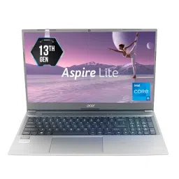 Acer Aspire Lite 13th Gen Intel Core i3-1305U Processor Laptop (Windows 11 Home/ 8 GB RAM/ 512 GB SSD/Intel Graphics/Microsoft Office) AL15-53 with 39.6 cm (15.6") Full HD Display, Steel Gray, 1.59 KG image 1