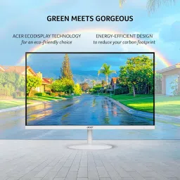 Acer SA322Q A 80.01 cm (31.5") IPS Full HD 1920 x 1080 Ultra-Slim (7.2mm) LED Backlit Monitor I 75Hz Refresh I 1 MS VRB Response I AMD Free Sync I 1 x HDMI 1 x VGA I Stereo Speakers I Eye Care Features I White image 4