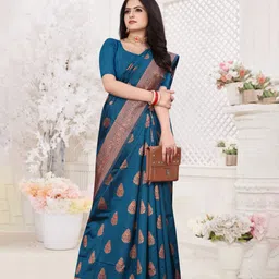 Areca Designer Ethnic Motifs Woven Design Zari Banarasi Saree-picture-16