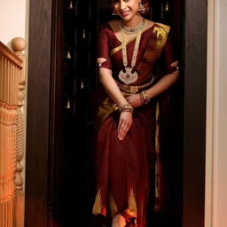 Aldwych Woven Design Zari Banarasi Designer Saree image 1