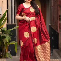 KALINI Woven Design Zari Banarasi Saree-picture-10