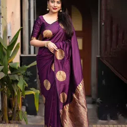 KALINI Woven Design Zari Banarasi Saree-picture-20